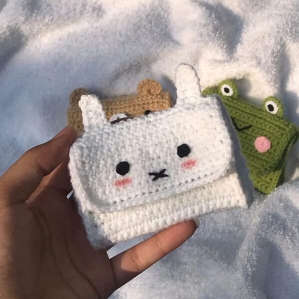 Adorable Handmade Crochet Animal Pouches - Image 4