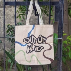 Hand-Painted Out of Mind Tote Bag